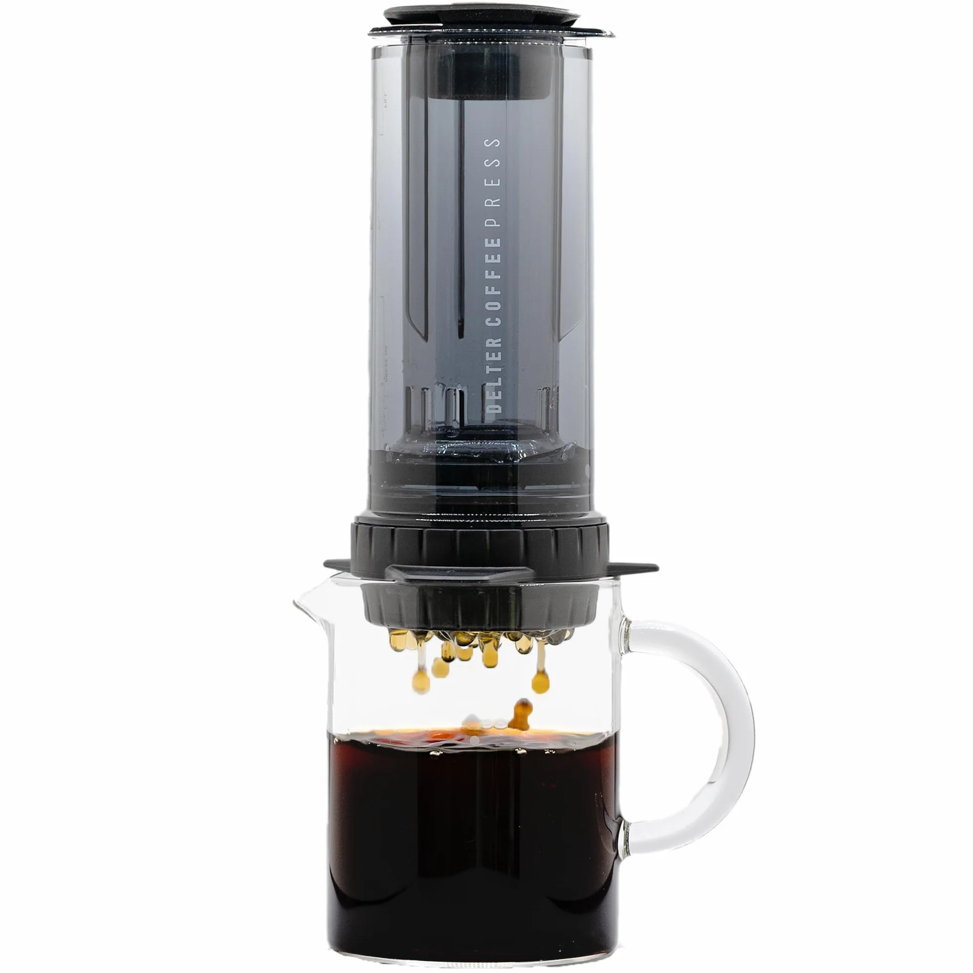 Delter ekspres do kawy 400 ml przydymiony szary