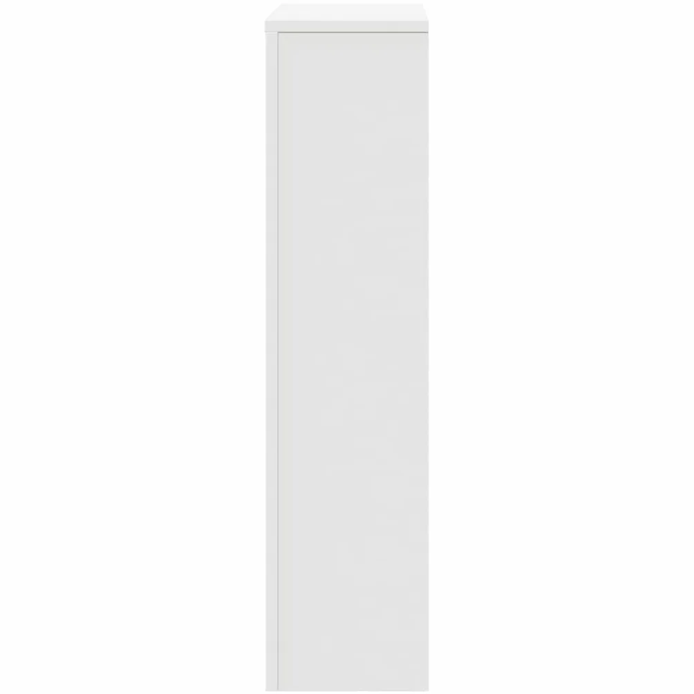 vidaXL Osłona na grzejnik, biała, 78x20x82 cm, materiał drewnopochodny, osłona grzejnika, zabudowa grzejnika, maskownica grzejnika