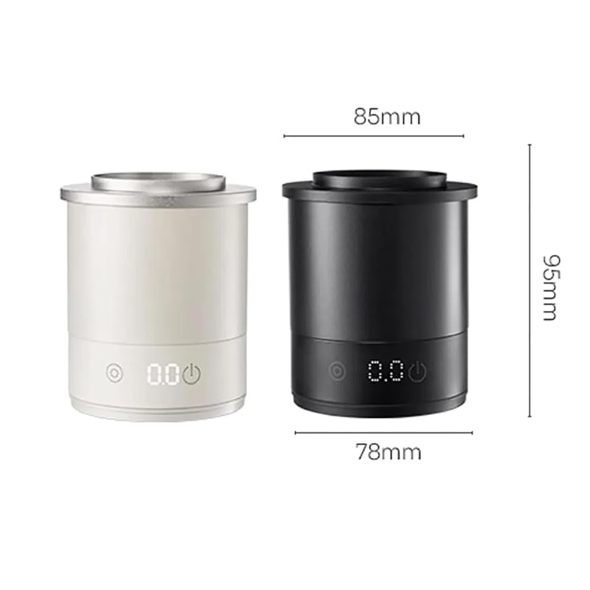 Cyfrowa waga do espresso, waga z dokładnością 0,1 g, otwór 58 mm dla dokładnego dozowania kawy, idealny do przygotowywania espresso i kawy kroplowej