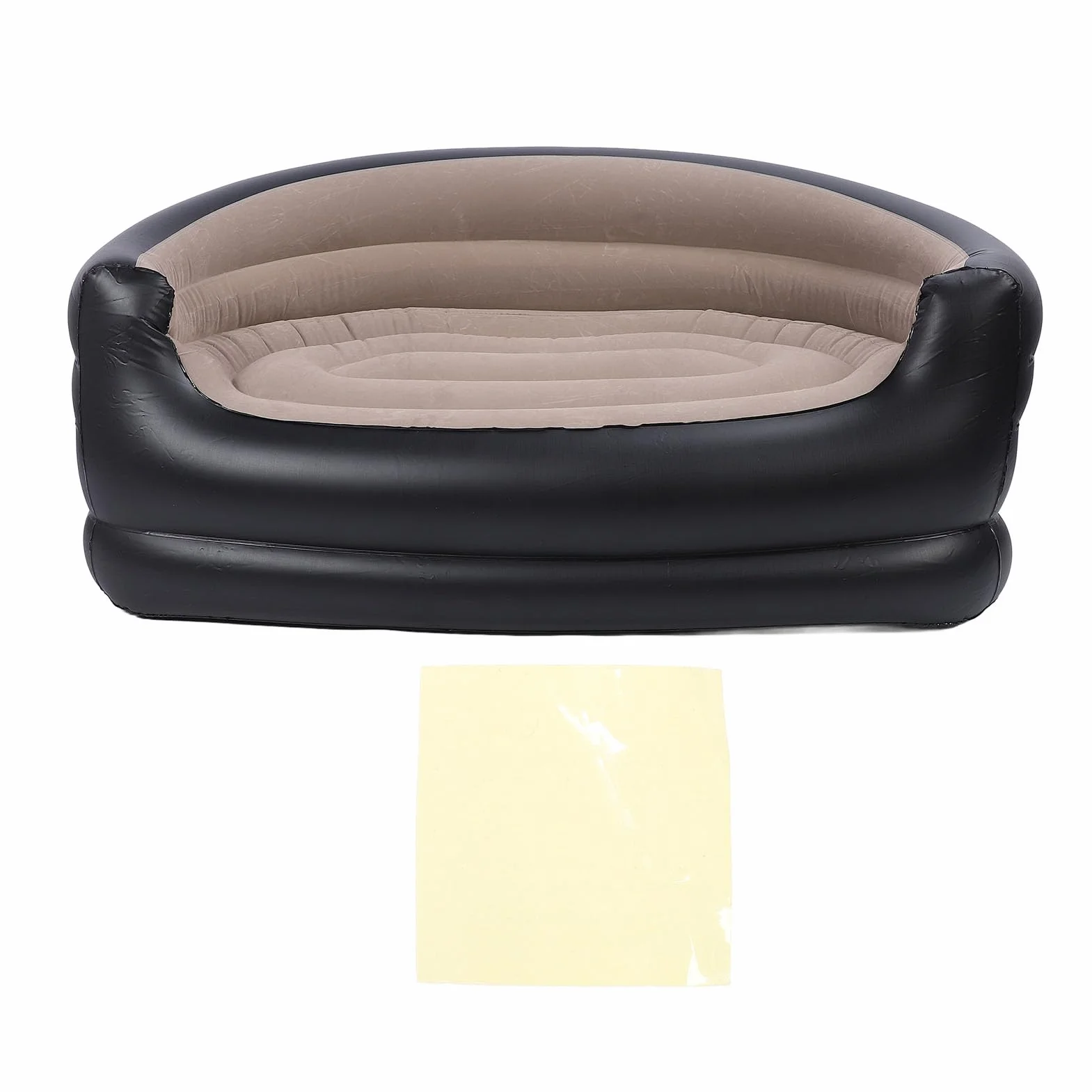 Nadmuchiwana Kanapa, Flodable Dmuchacie Kanapy w Leżaku Dwupasy Leżaki dla Dorosłych, Wygodna Przenośna Sofa Powietrzna z łatkami Naprawcze 2PC do Salonu, Podwórka, Biwakowanie