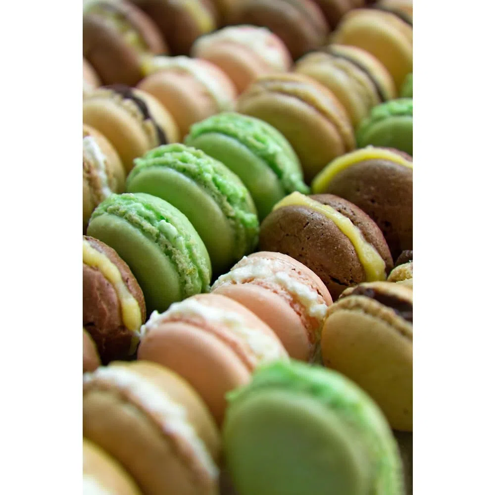 Lékué Zestaw Macarons ciemny brąz