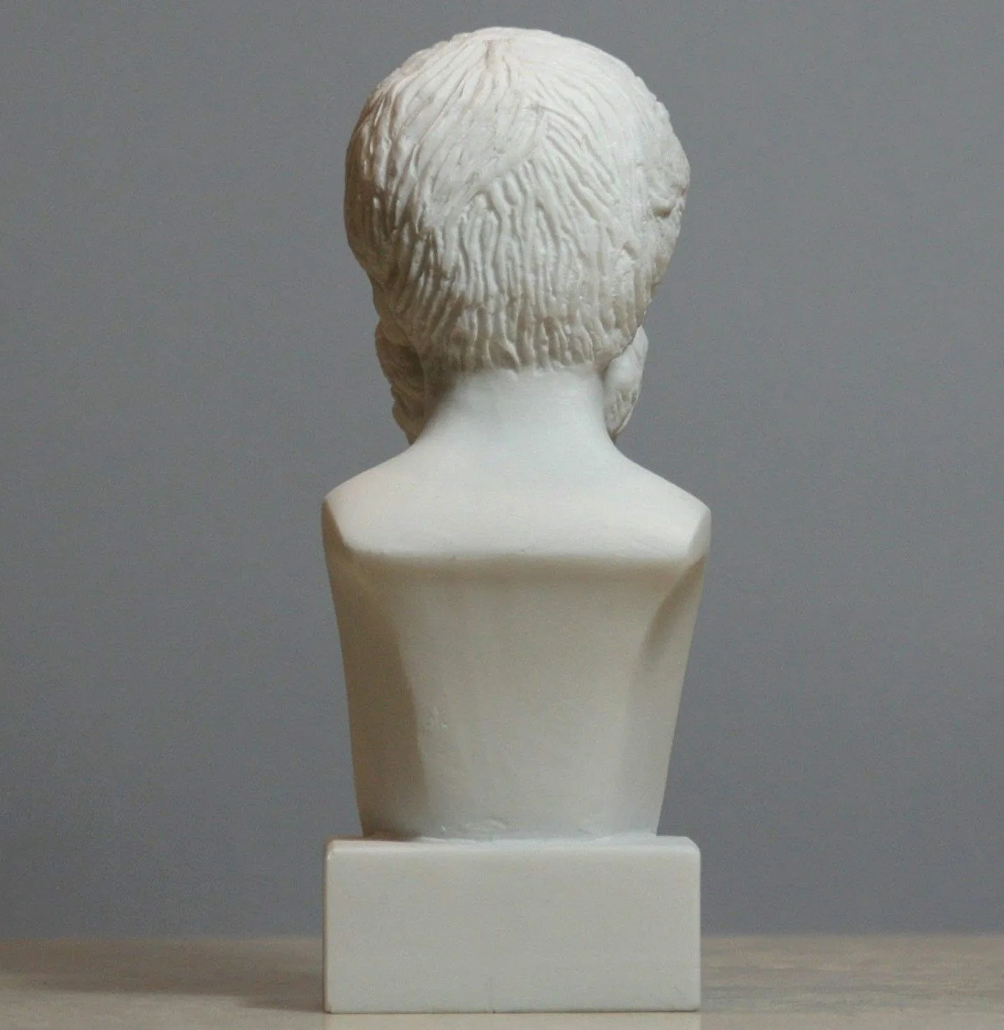 Arystoteles grecki filozof naukowiec alabaster biust głowa statuetka rzeźba 14 cm