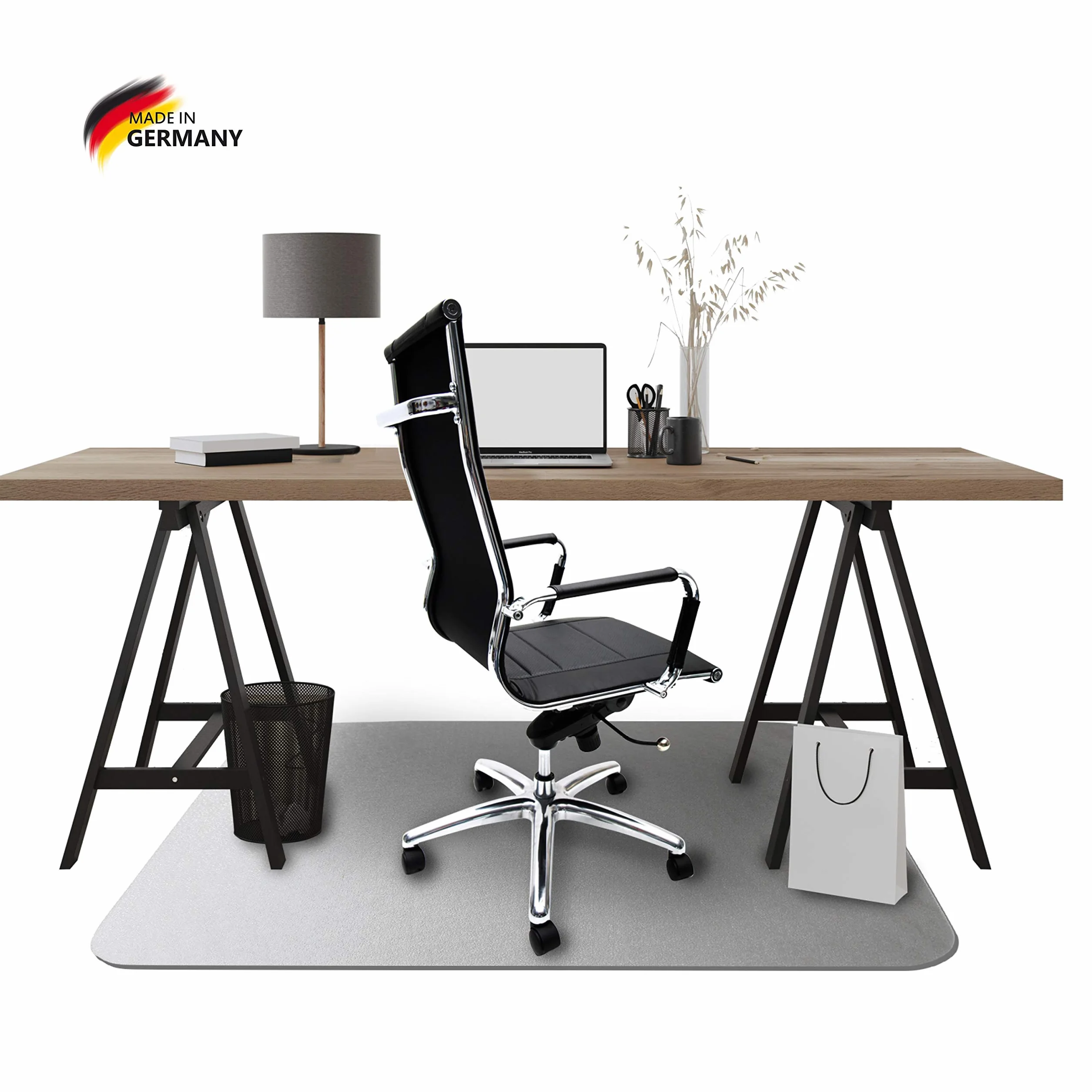 KAISER PLASTIC Przezroczysta mata podłogowa Clear Style R.PET TÜV 115 x 135 cm