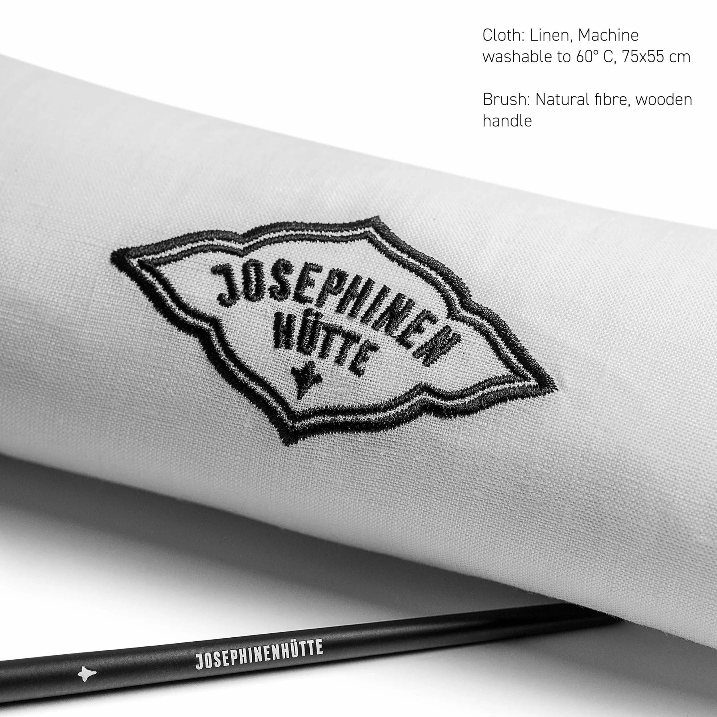Josephinenhütte Zestaw do pielęgnacji lniana ka i pędzelek