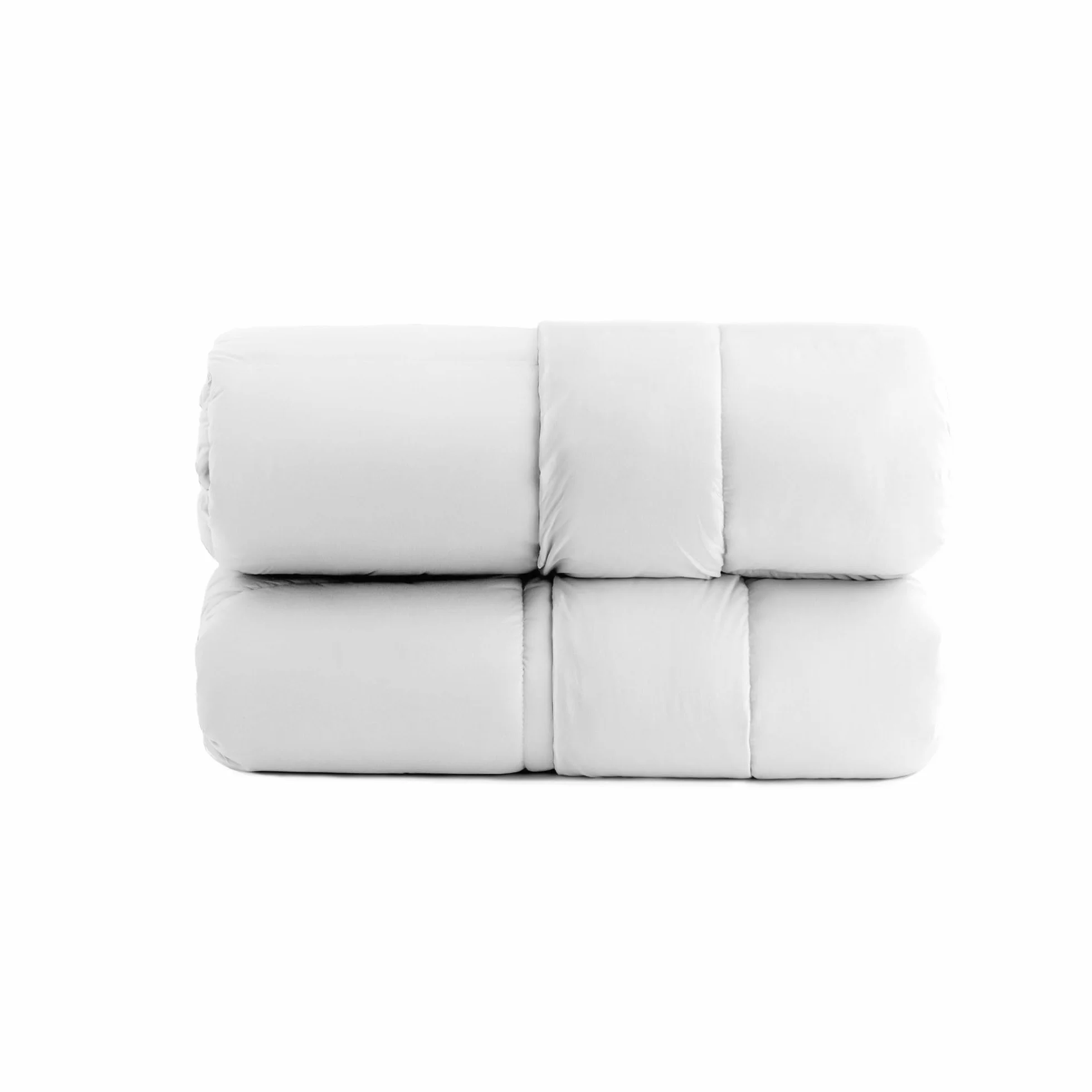 Prestige Italian Bed lniany biały zimowy pikowany 100% mikrofibra pojedynczy 150 x 200 cm
