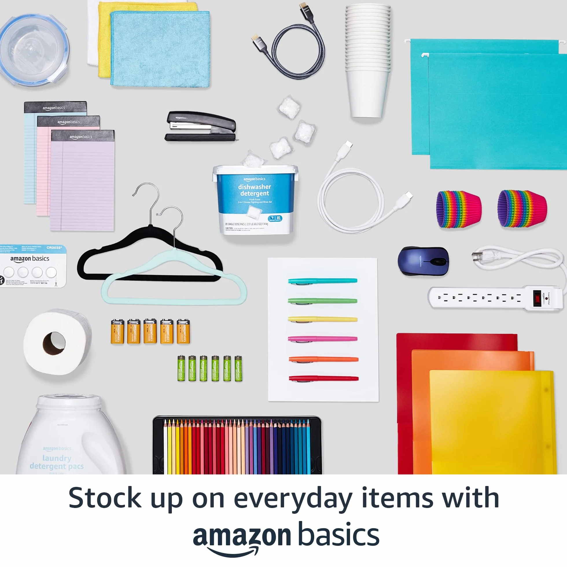 Amazon Basics Wąska szafka do przechowywania, z 5 półkami o regulowanej wysokości, z nóżkami poziomującymi, udźwig maksymalny 453 kg, 34 x 58,9 x 152,5 cm (gł. x szer. x wys.), chrom