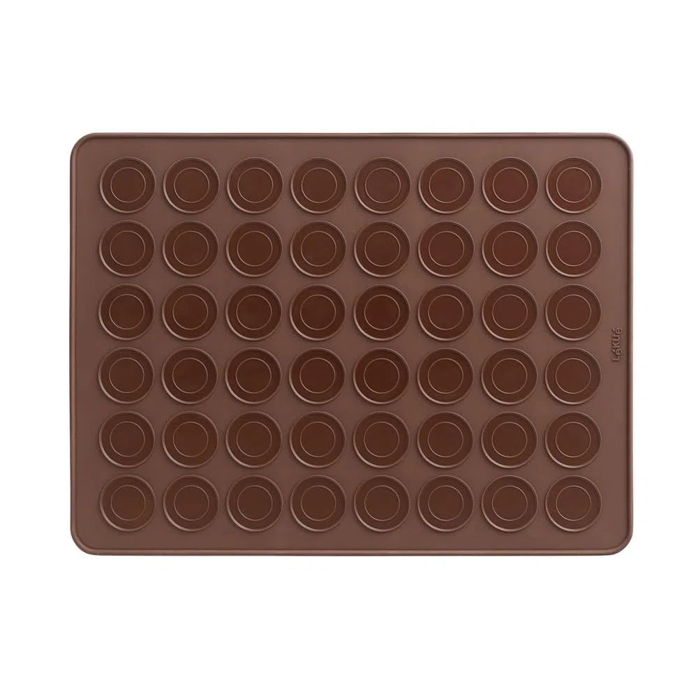 Lékué Zestaw Macarons ciemny brąz