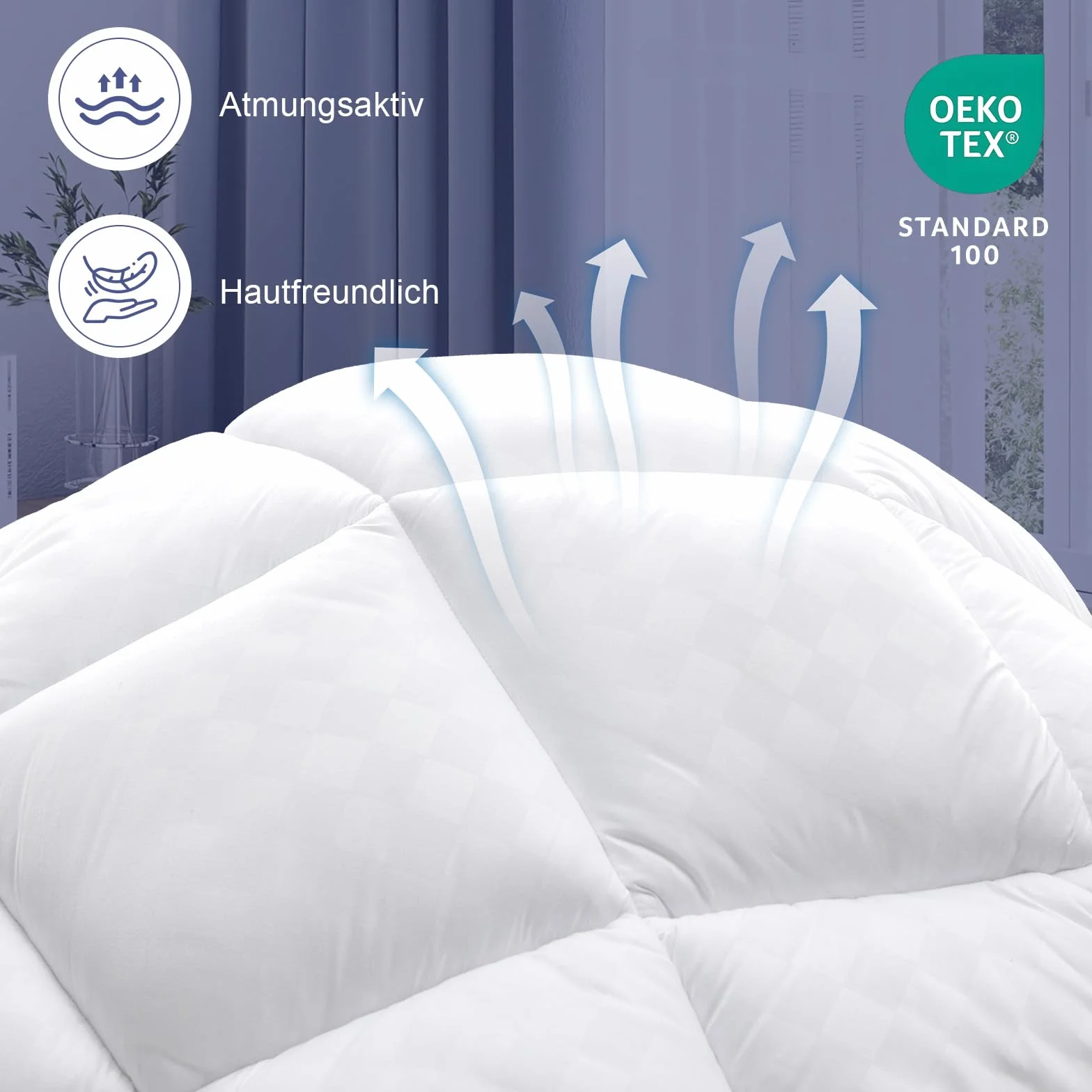 Nakładka na materac 135x190 cm 1200 g/m² hipoalergiczna antypoślizgowa