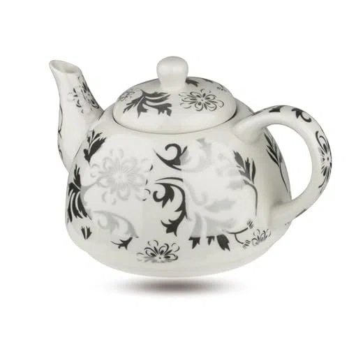 Elektryczny turecki zaparzacz do herbaty, 1800 W, samowar 5 l z ceramicznym pojemnikiem 1 l, funkcja automatycznego wyłączania i utrzymywania ciepła, do zaparzania czarnej herbaty, kawy i mieszanek
