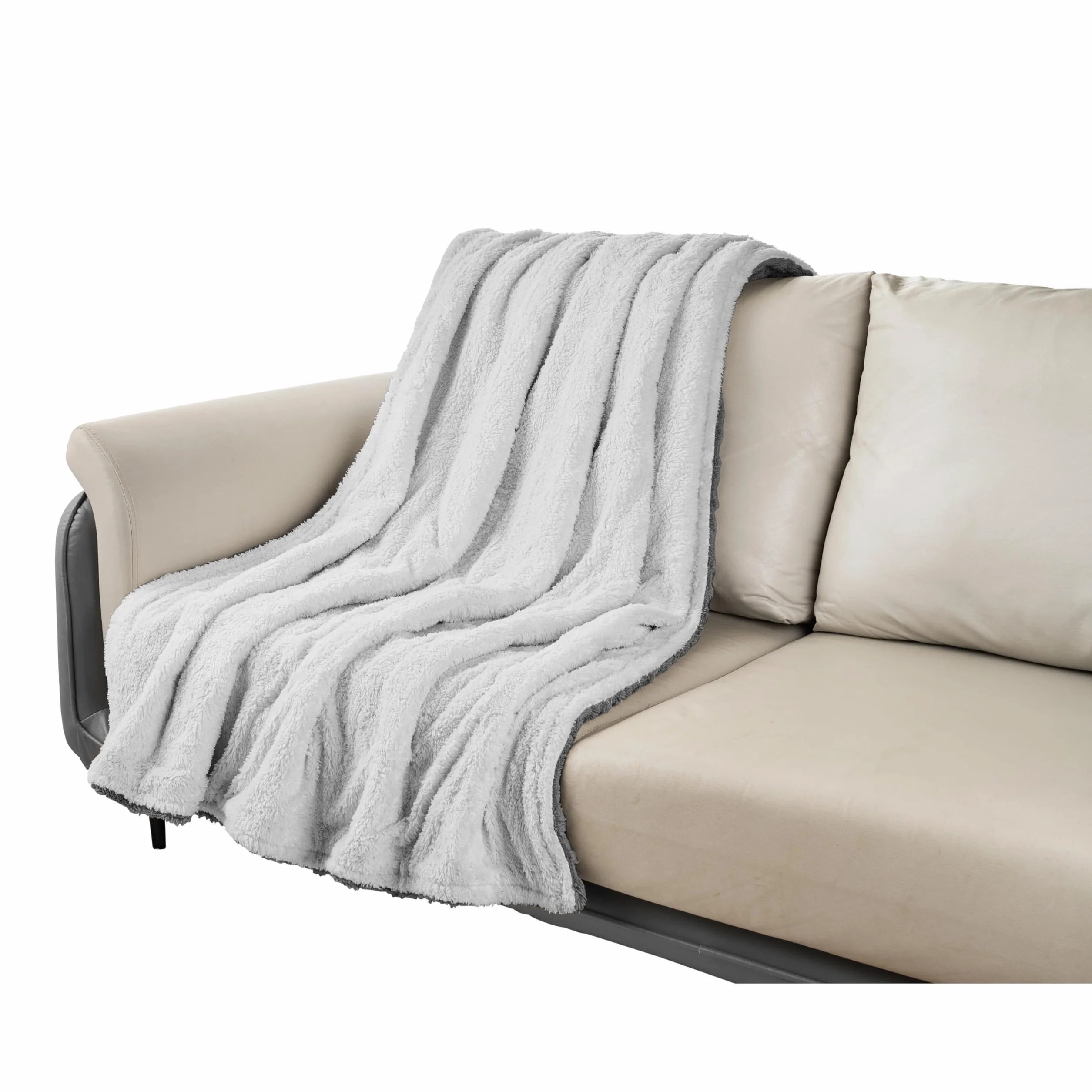 Koc grzewczy z automatycznym wyłącznikiem, przytulny, 180 x 130 cm, elektryczny koc grzewczy, koc na łóżko, sofę, koc termiczny, 9 stopni prania w temperaturze do 40°C