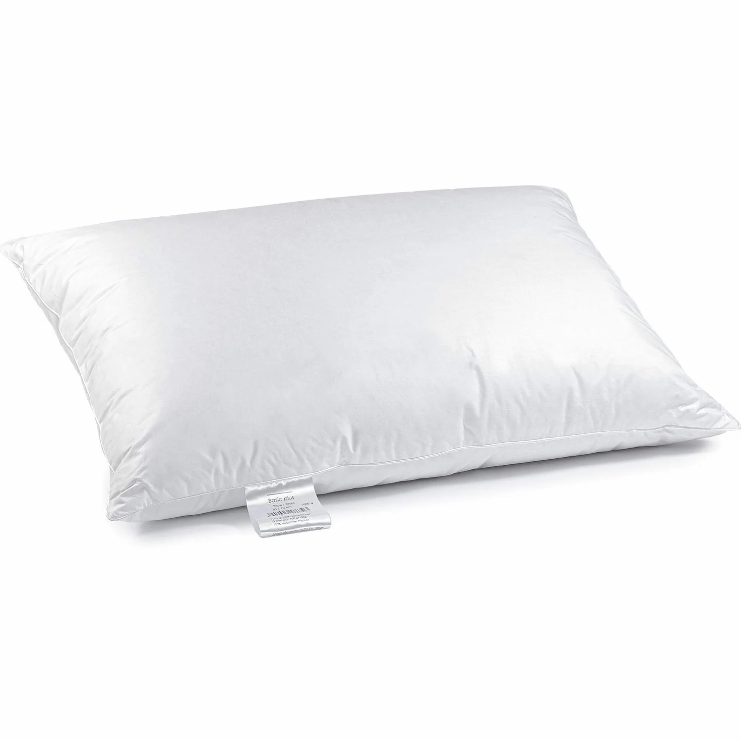 H&F Heimtextilien Jakość premium, poduszka 50 x 70 cm, 1000 g, puch gęsi, 100% naturalny, trójkomorowa poduszka, poszewka: 100% bawełna, 3-komorowa poduszka puchowa, certyfikat Oeko-TEX