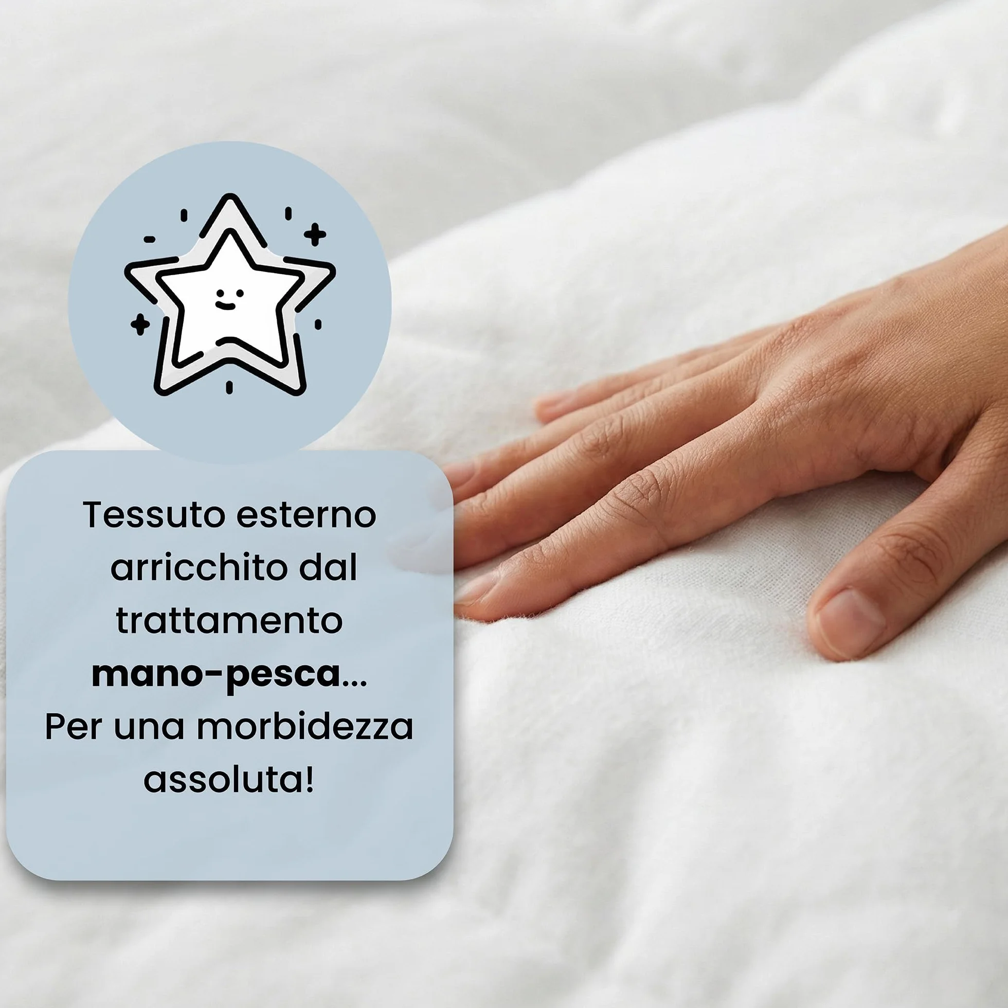 Prestige Italian Bed lniany biały zimowy pikowany 100% mikrofibra pojedynczy 150 x 200 cm