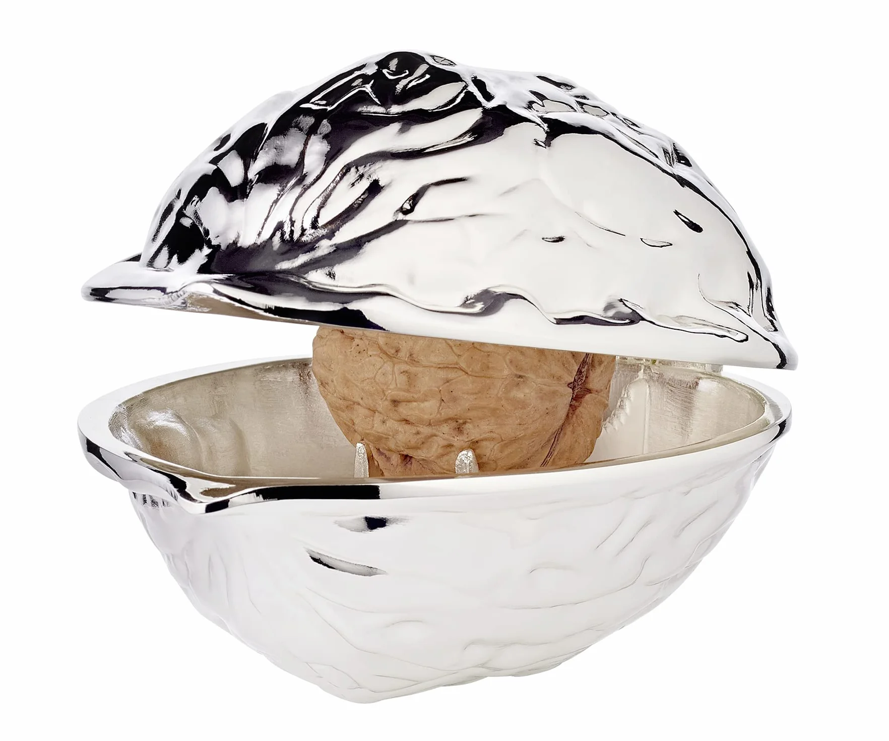 EDZARD Dziadek do orzechów, posrebrzany, zabezpieczony przed matowieniem, długość 12 cm