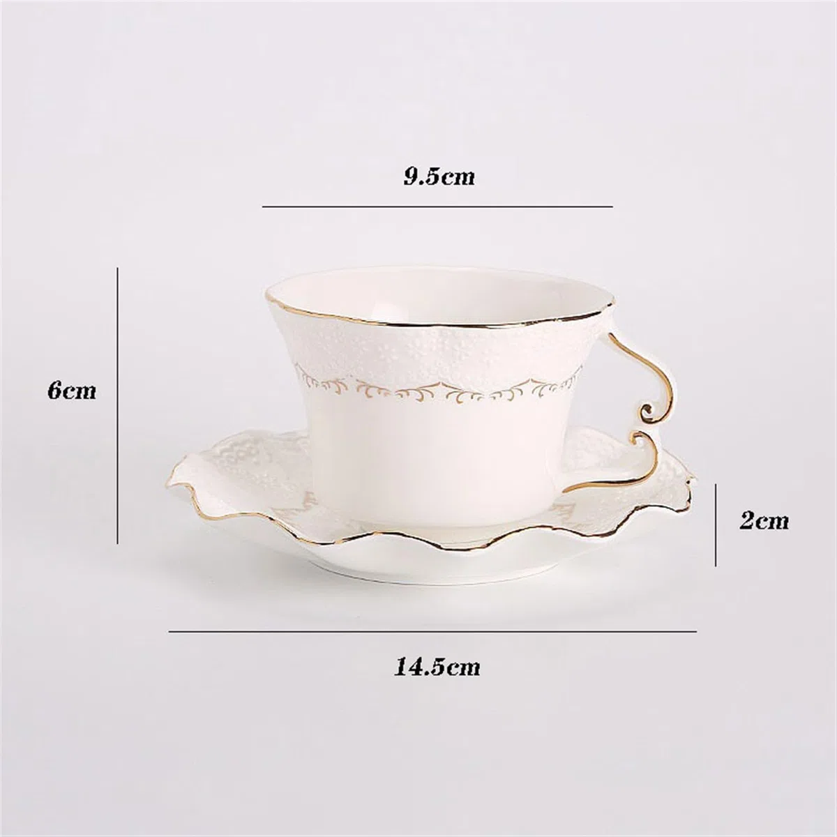 Zestaw filiżanek do cappuccino w stylu europejskim, zestaw filiżanek do herbaty w kwiaty, luksusowe ceramiczne kubki do kawy, 6-częściowy zestaw filiżanek do herbaty popołudniowej z łyżeczką do kawy