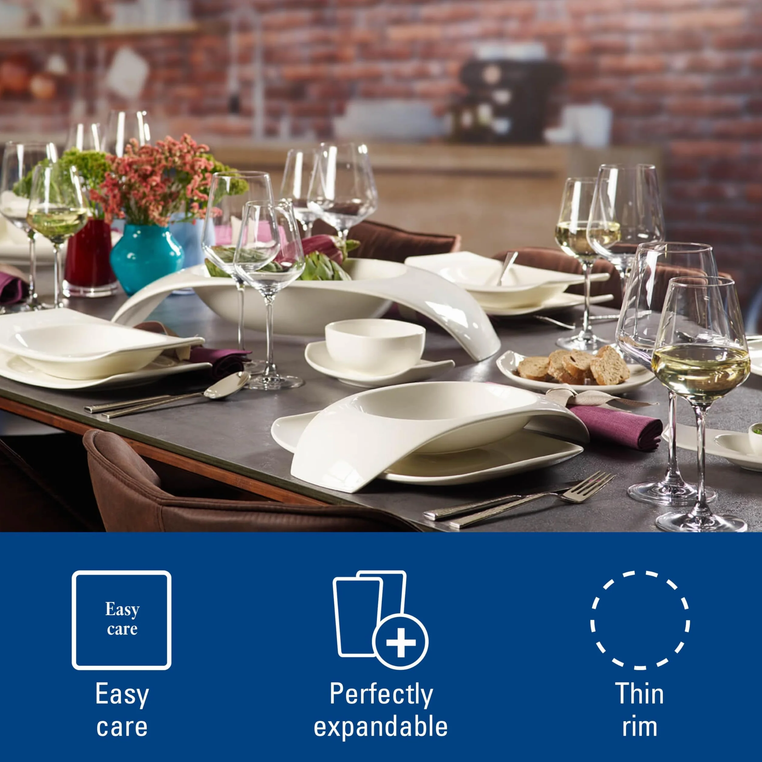 Villeroy & Boch - La Divina, Kieliszek do białego wina, zestaw 4 sztuki, 380ml, szkło kryształowe, można myć w zmywarce