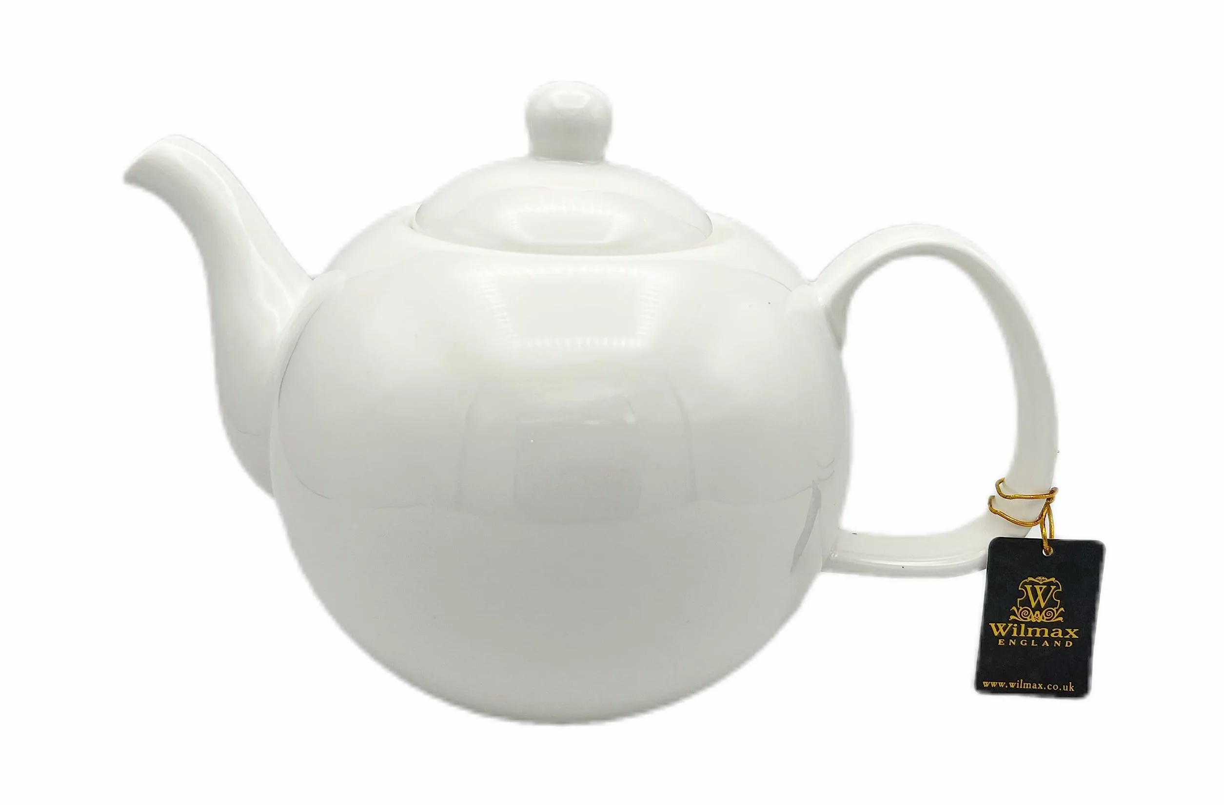 Wilmax WL-994045/A porcelanowy dzbanek do herbaty, biały, pojemność 2150 ml
