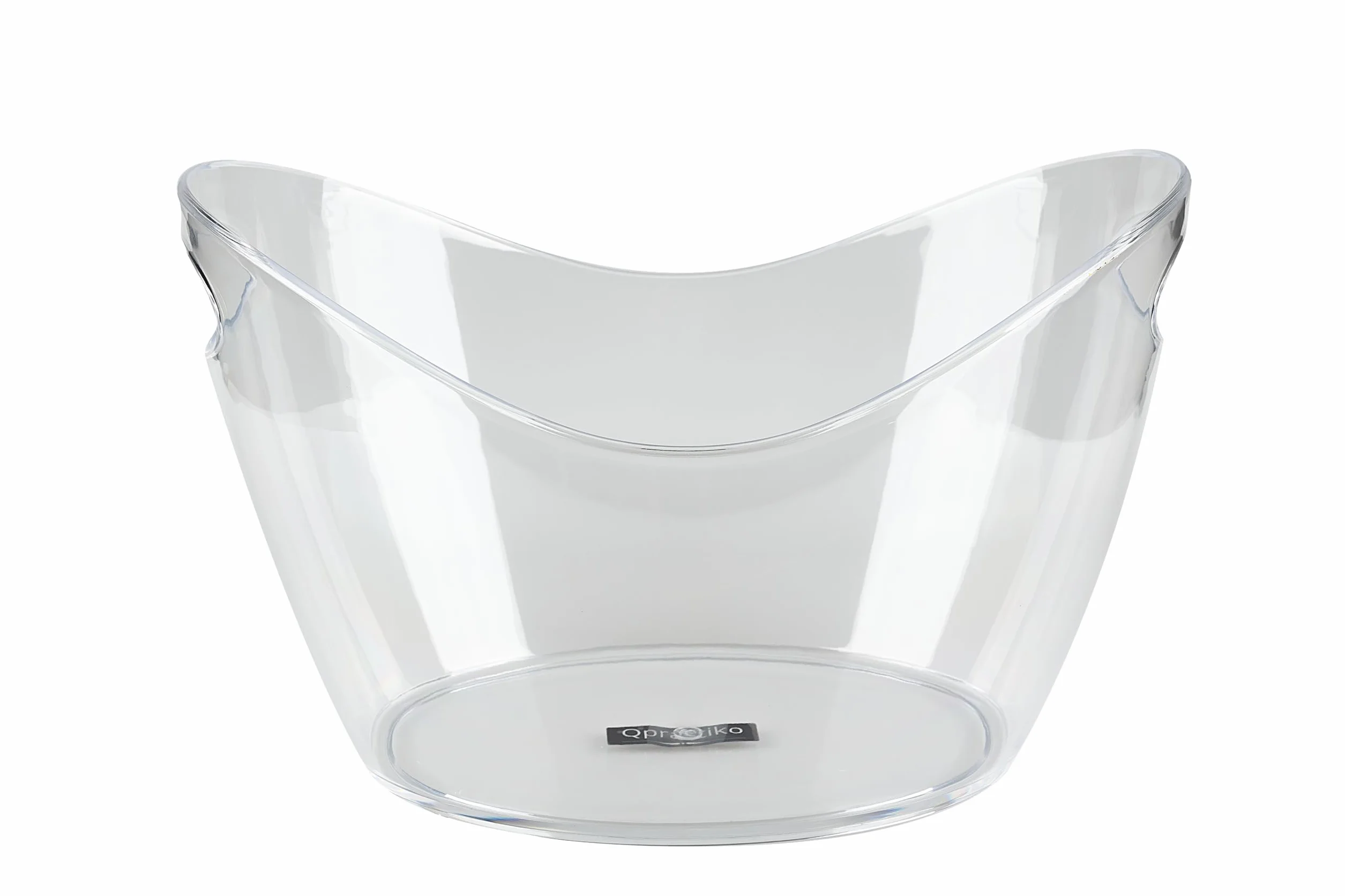 Owalny Pojemnik na Lód 12L Przezroczysty Plastik PS 40,5 x 29 x 24,5 cm