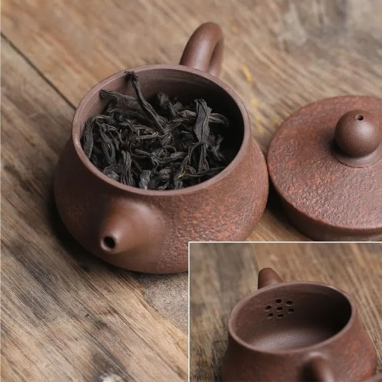 Zaparzacz do herbaty, chiński fioletowy czajniczek piaskowy, kawiarka, mały czajniczek retro, domowy zestaw do herbaty, czajniczek, sypki imbryk do herbaty, chińskie akcesoria do ceremonii parzenia
