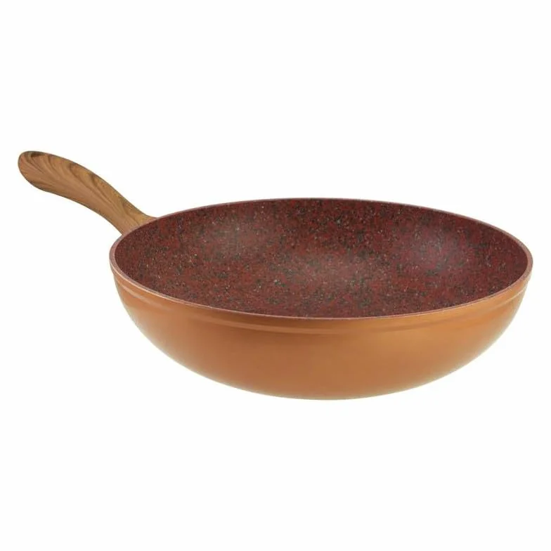 Venteo KitchenPro patelnia granitowa 28 cm z powłoką nieprzywierającą i pokrywą