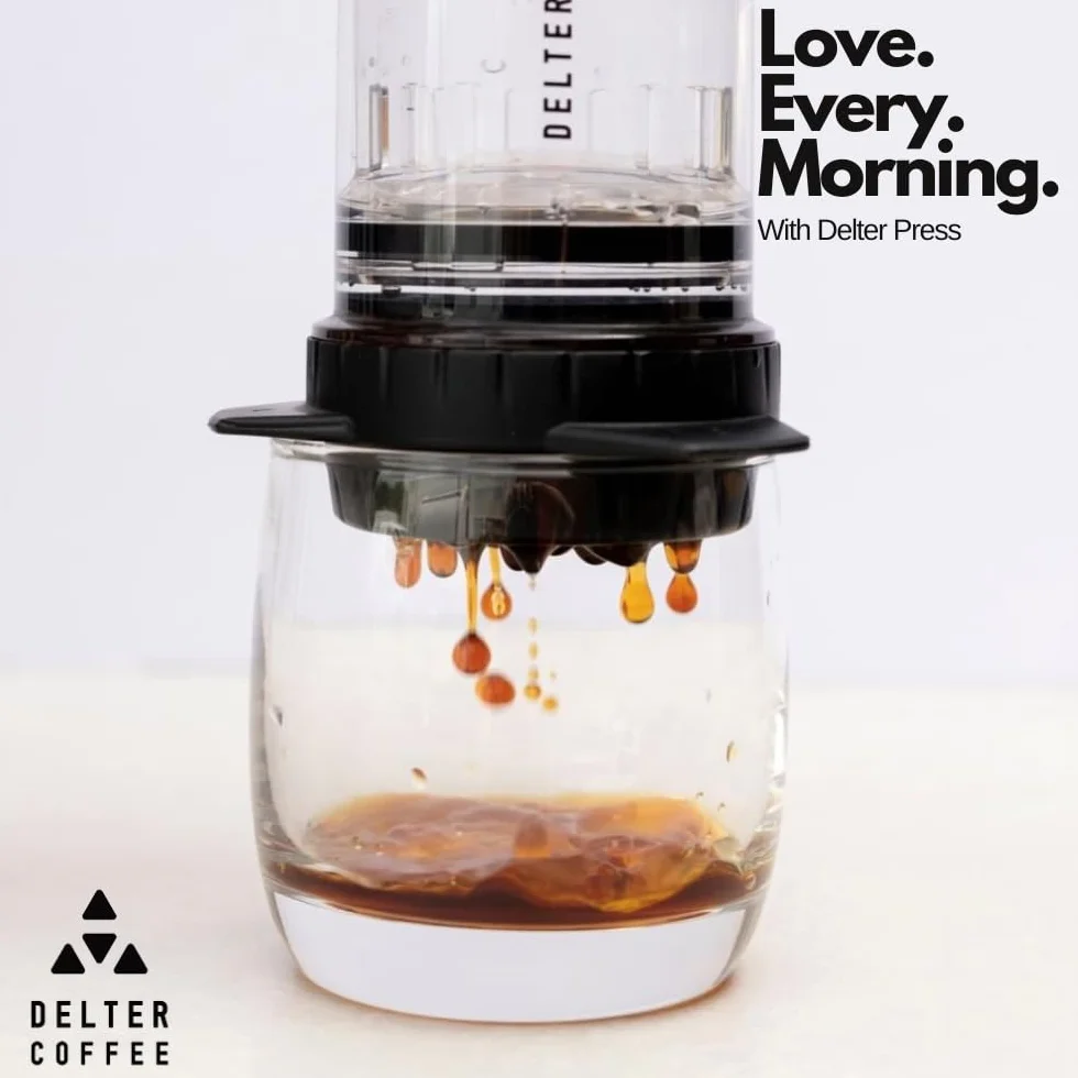 Delter ekspres do kawy 400 ml przydymiony szary