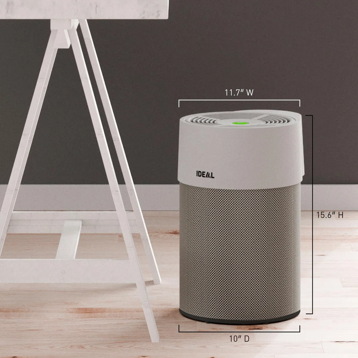 Oczyszczacz powietrza IDEAL AP40 PRO do 50 m², filtr HEPA i filtr z węglem aktywnym, CADR 434 m³/h, wydajność filtra 99,99% (alergicy, drobny pył, pyłki, bakterie), Made in Germany