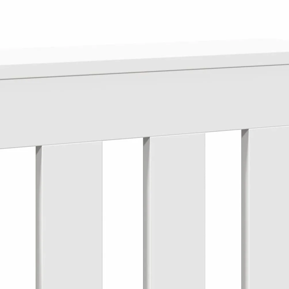 vidaXL Osłona na grzejnik, biała, 78x20x82 cm, materiał drewnopochodny, osłona grzejnika, zabudowa grzejnika, maskownica grzejnika