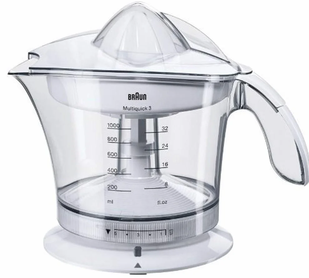 Braun Multiquick 3 MPZ9 Citrus Juicer wyciskarka do soków (20 W, 1,4 kg), biała