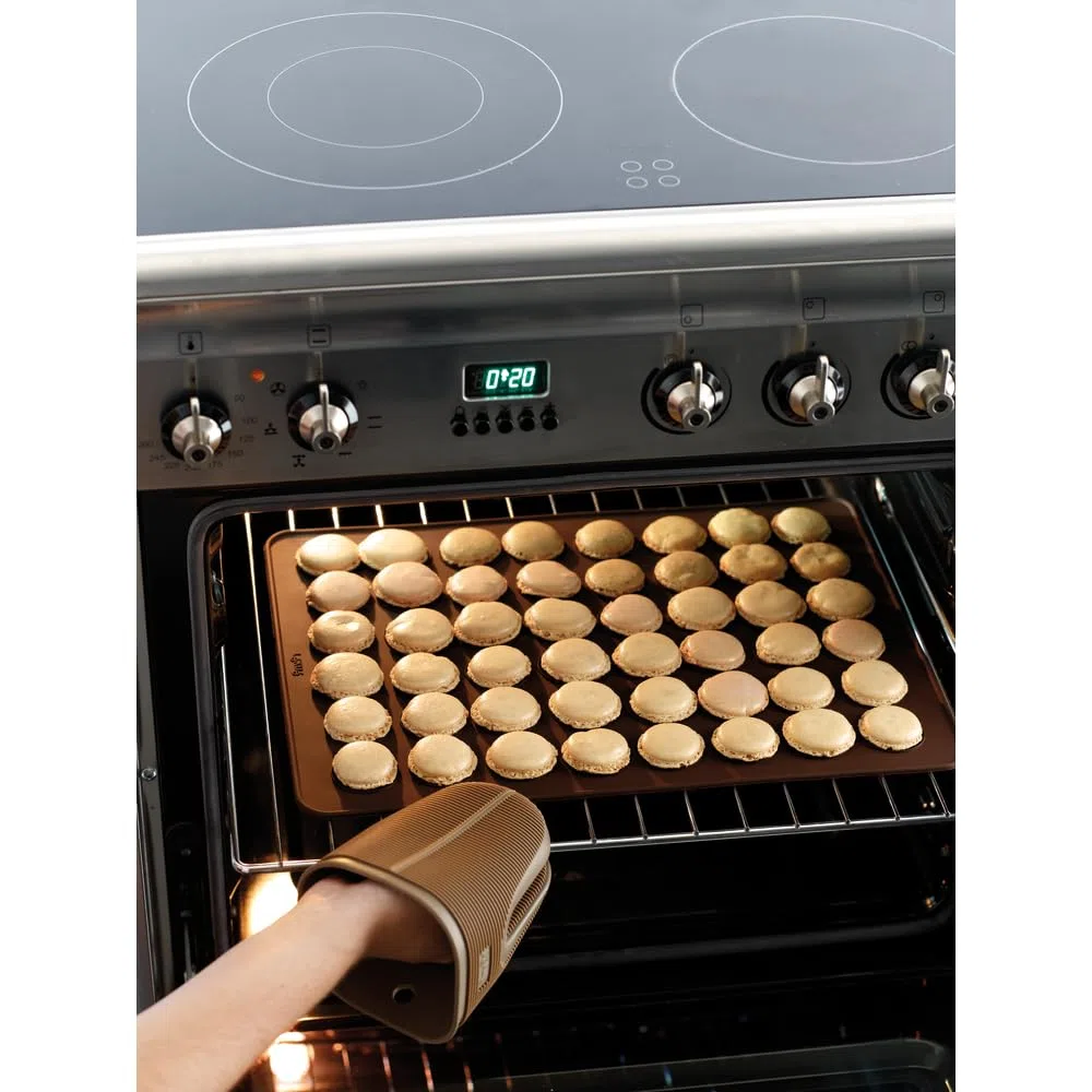 Lékué Zestaw Macarons ciemny brąz