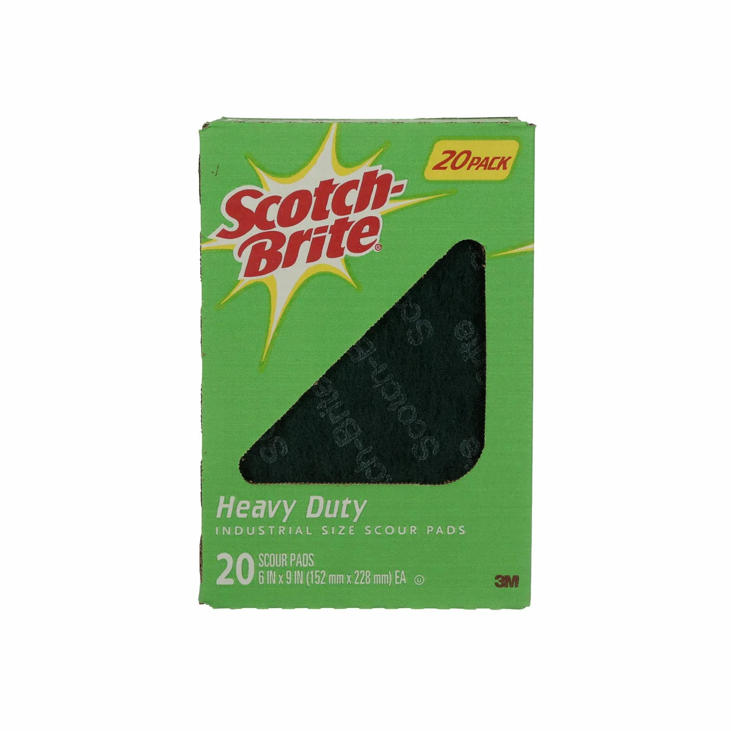3M Scotch Brite wytrzymałe podkładki do szorowania 15 cm x 23 cm 20 sztuk