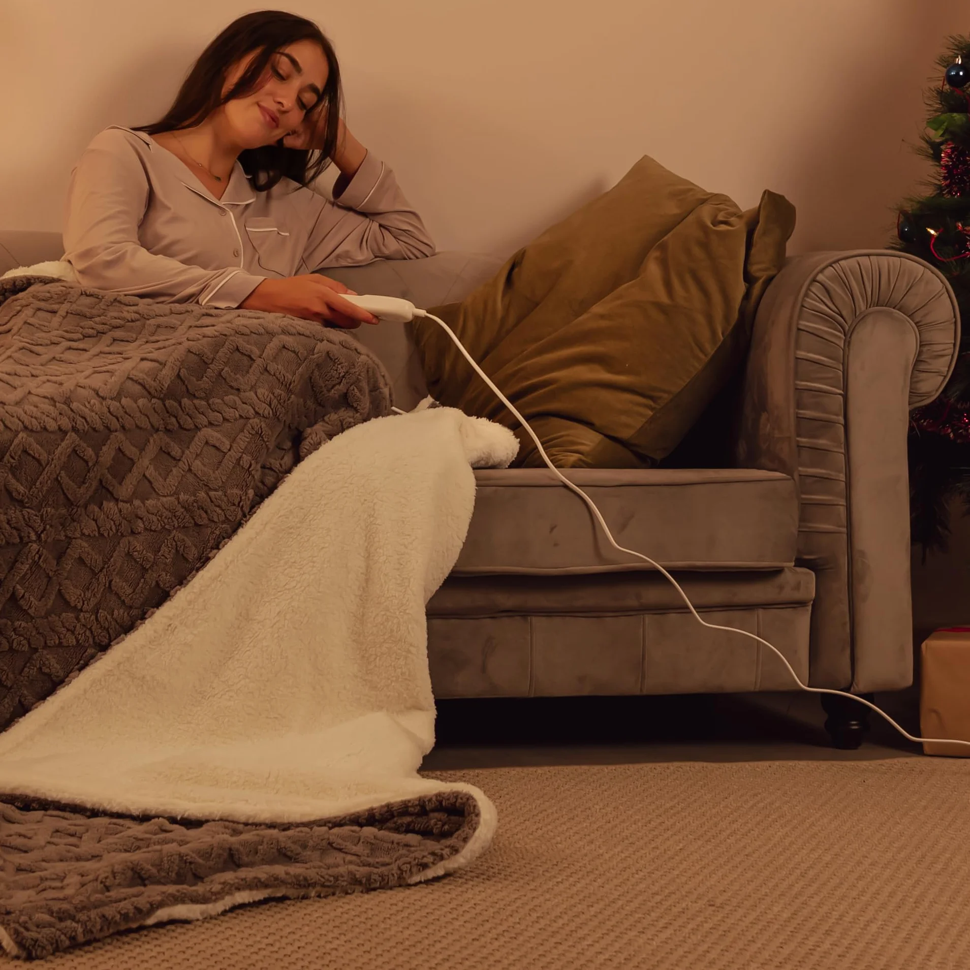 Cecotec HeatConfort ThermalBlanket koc grzewczy 160 x 130 cm 9 poziomów temperatury flanela