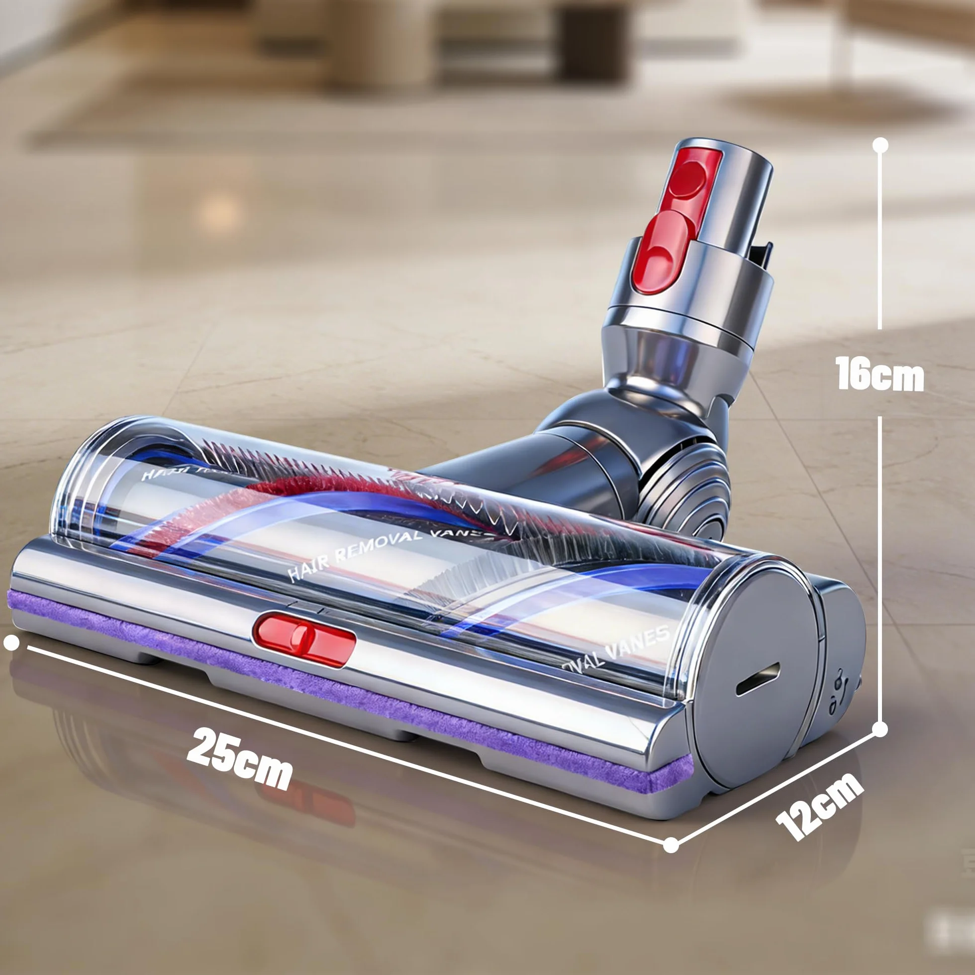 Szczotka do Dyson V11, V15, V7, V8, V10, części zamienne, napęd bezpośredni, dysza podłogowa do Dyson SV10, SV11, SV12, SV14, SV15, szczotka zapasowa, wałek szczotkowy Torque Drive, szczotka turbo