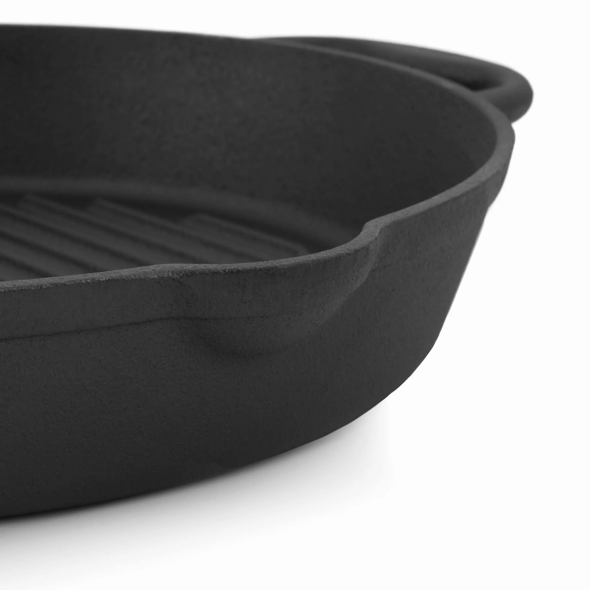 BBQ-Toro Żeliwna patelnia grillowa 29 cm z uchwytem