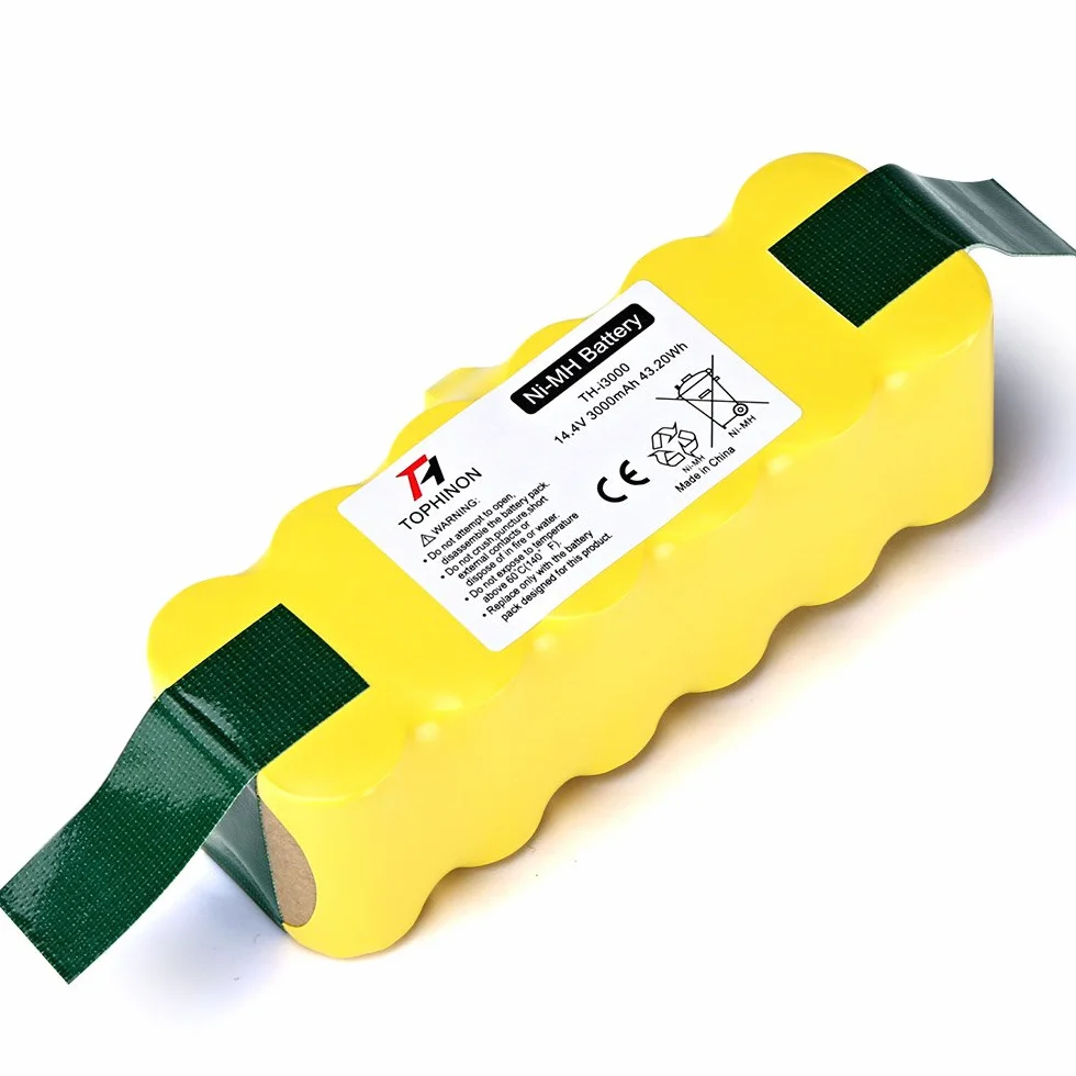 TOPHINON 3000 mAh 14,4 V Ni-MH akumulator do Roomba 500-880