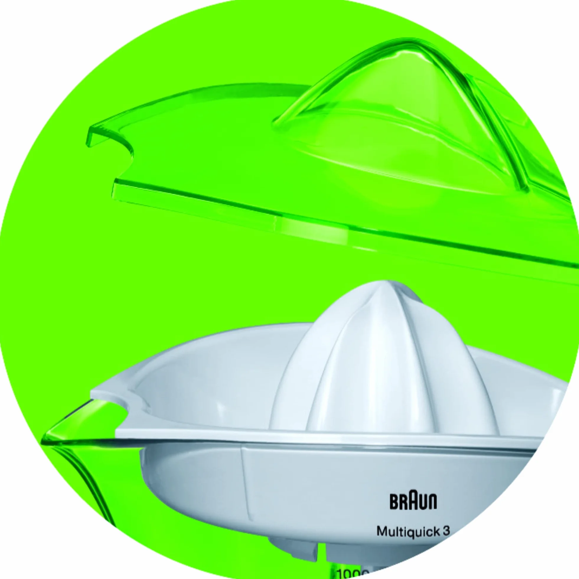 Braun Multiquick 3 MPZ9 Citrus Juicer wyciskarka do soków (20 W, 1,4 kg), biała