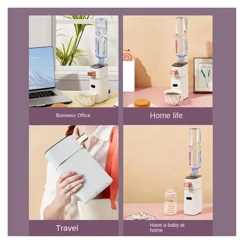 3s Instant Hot Water Dispenser do butelek mineralnych, Podgrzewacz pulpitu z kontrolą temperatury, Przenośna maszyna 220V do biurowych Podróże BabyDmowa herbata Kawa Kawa Quick Bezpieczna Oczyszczanie