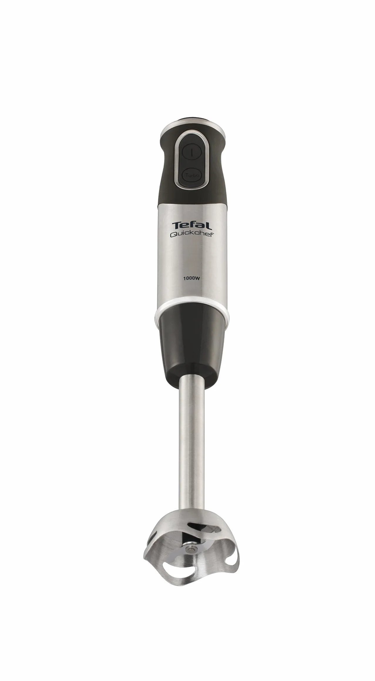 TEFAL QuickChef HB659838, Blender ręczny o mocy 1000W, Stalowo-czarny, 20 prędkości, Pojemnik do blendowania 800 ml, Mini-rozdrabniacz 500 ml, Osłona przed chlapaniem